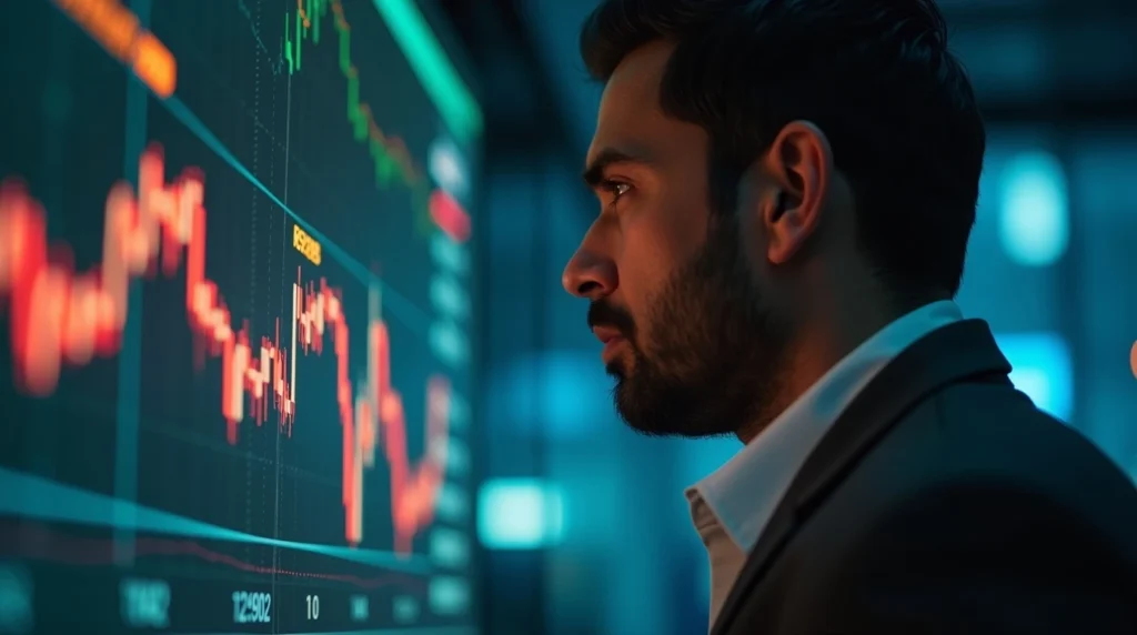 IndusInd Bank Share price, Titan & IDFC First Bank Hit 52 Week Low, Indian stock market crash