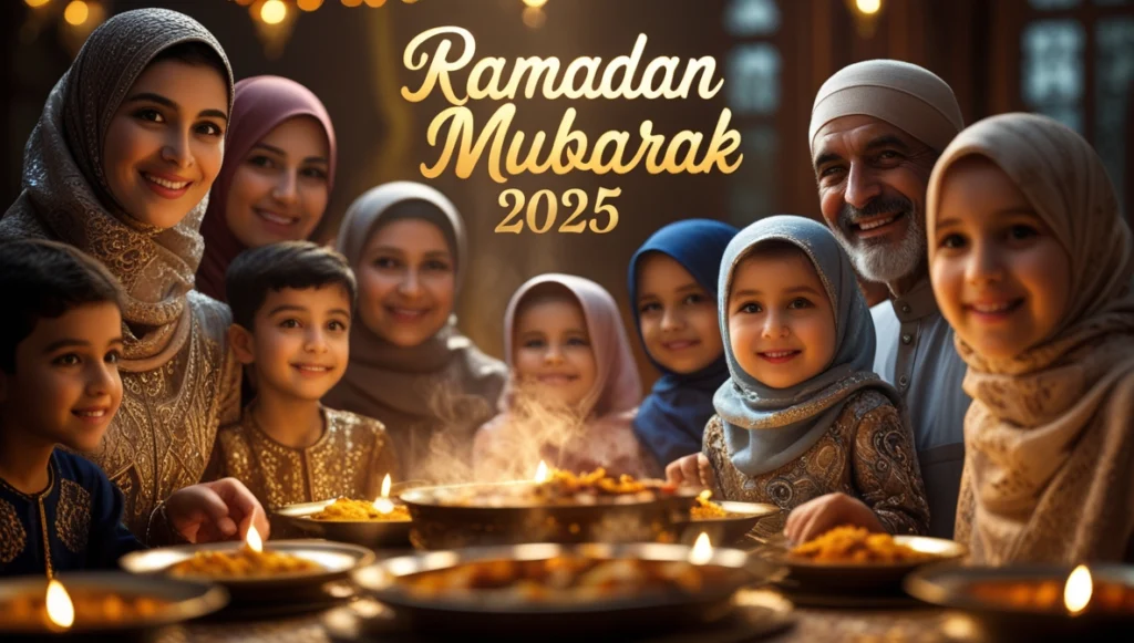 Ramadan Mubarak 2025 family pic